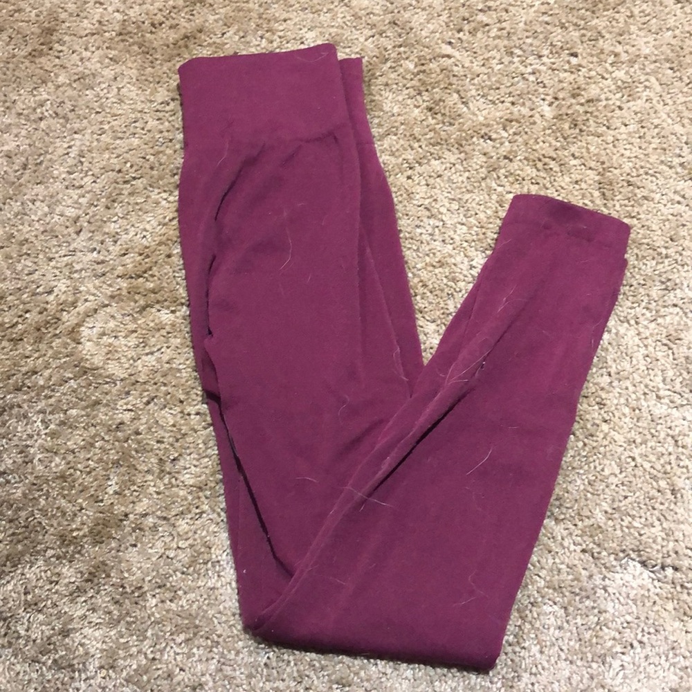 Fleece lined leggings
